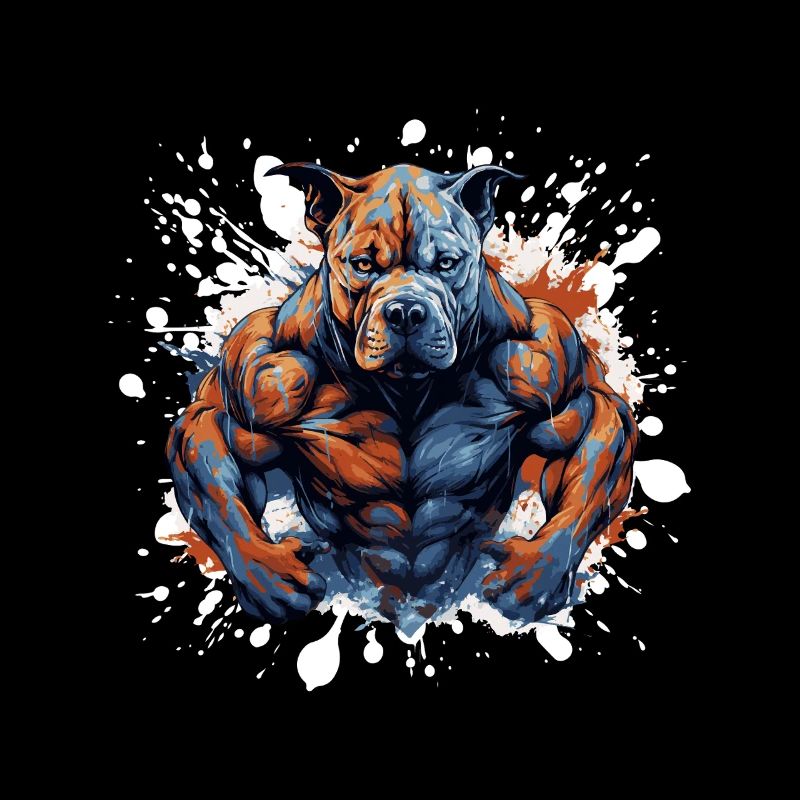 Dog Pit Muscles Fighter Beast