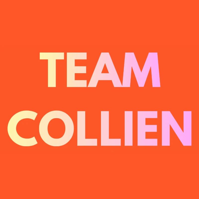 Team Collien Gradient Text
