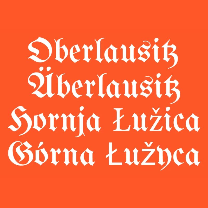 Oberlausitz Äberlausitz sorbisch Sorben