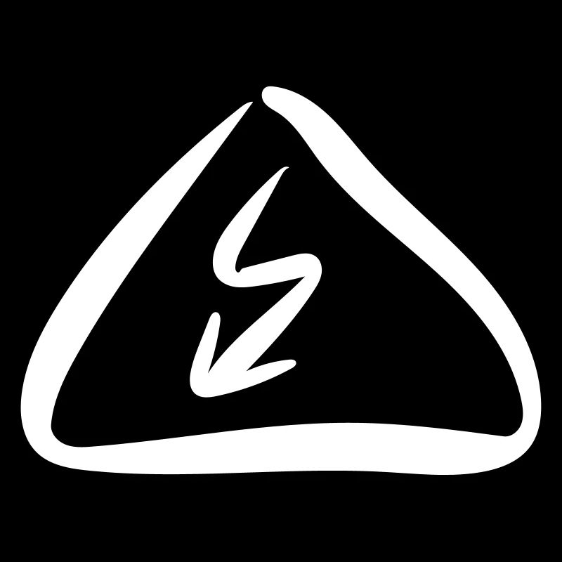 Strom Blitz Warndreieck