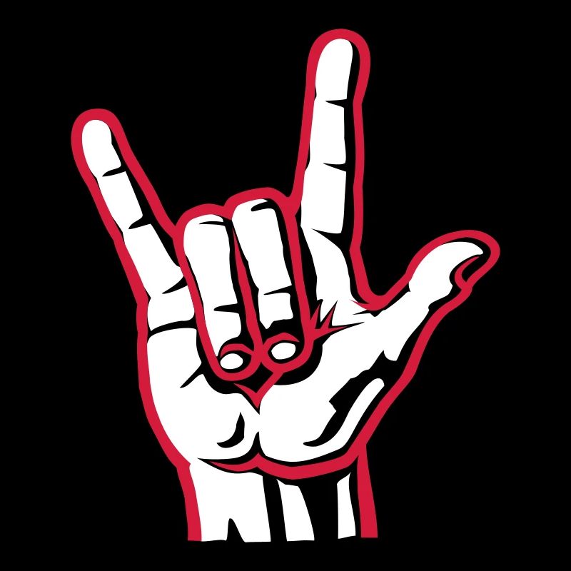 Devil Rock Hand (short) 2c