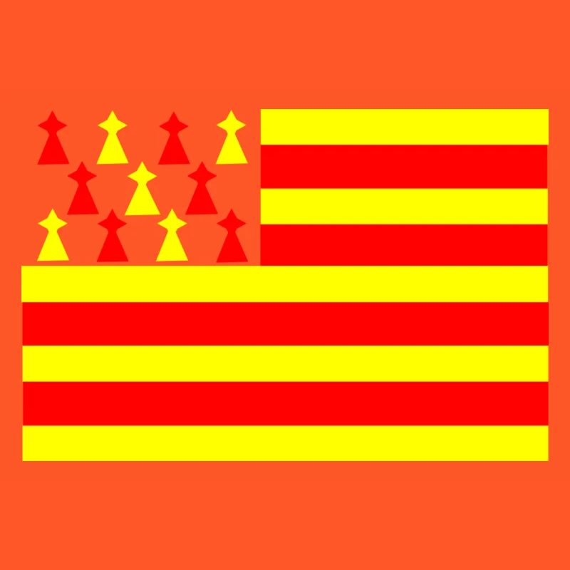 drapeau breton catalan