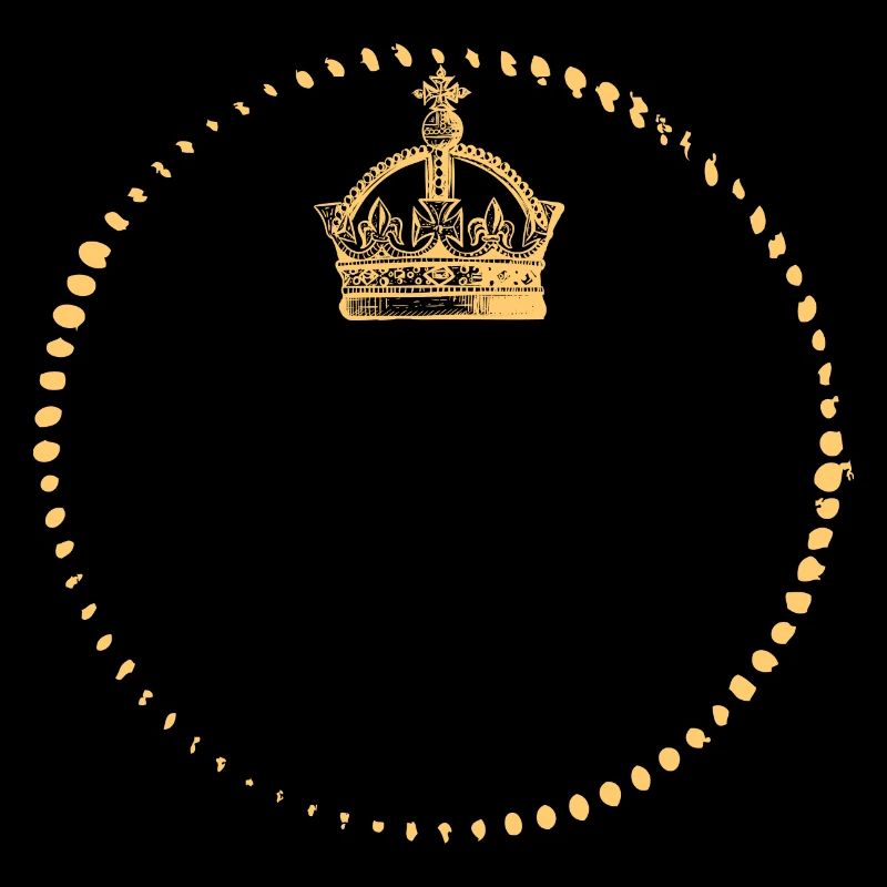 Krone - King - Queen - EIGENEN TEXT EINGEBEN