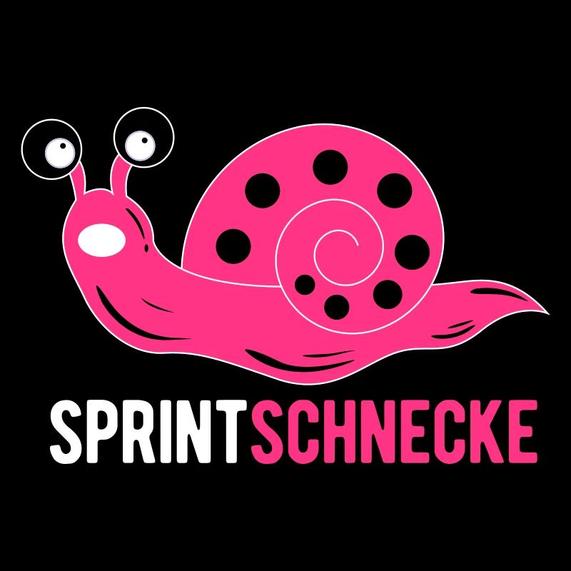 Jogging sprint snail comme cadeau pour le coureur