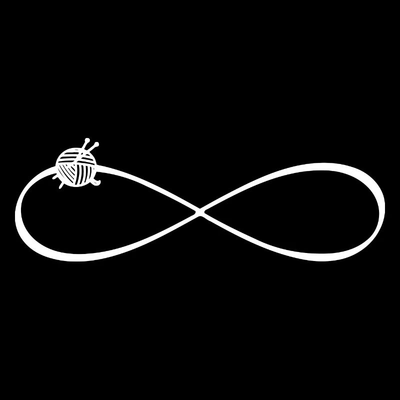 Wolle Stricknadeln Stricken Infinity Unendlichkeit