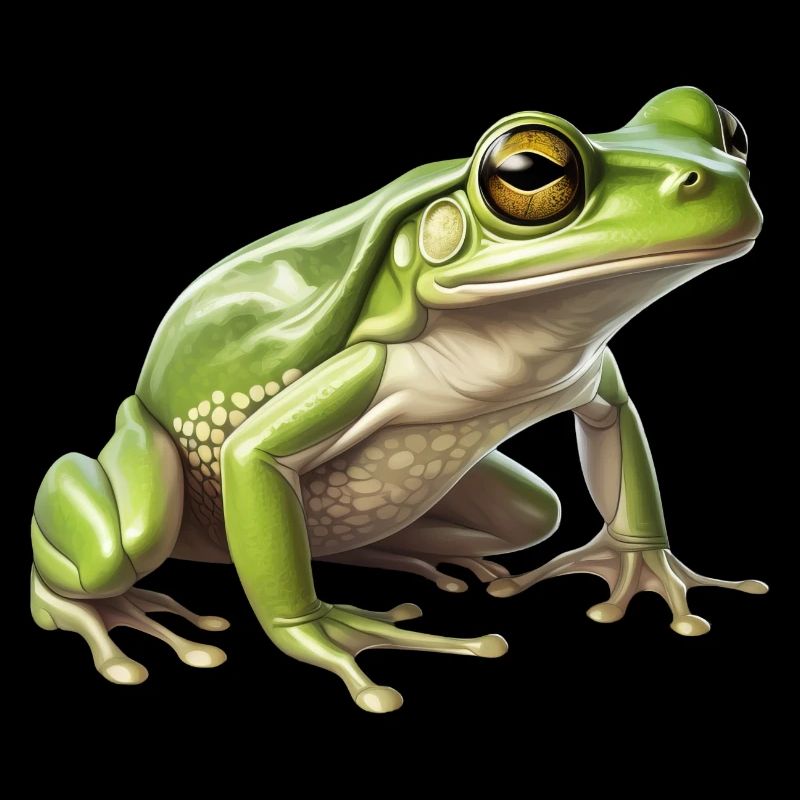 laubfrosch - Lebendiges Tier-Design