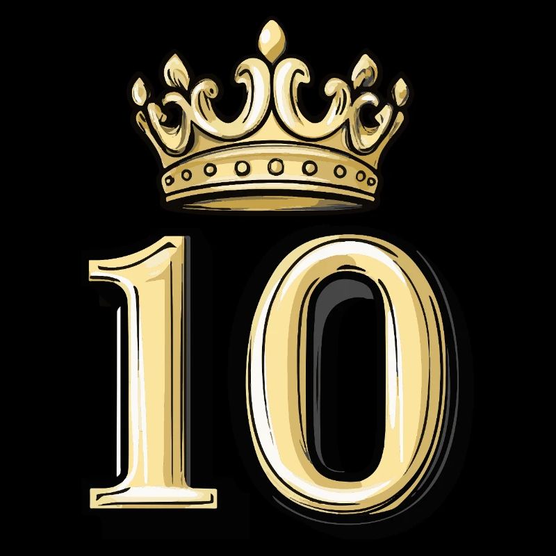 10 Zahl Krone