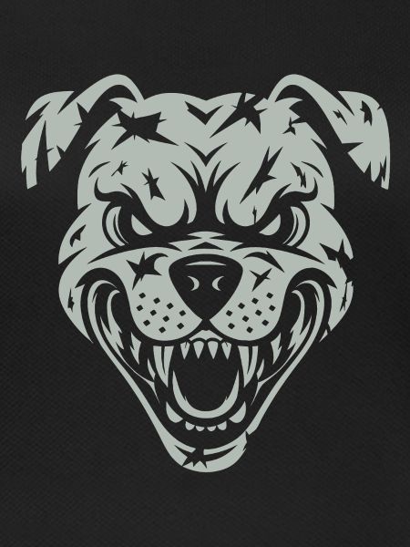Angry angry dog