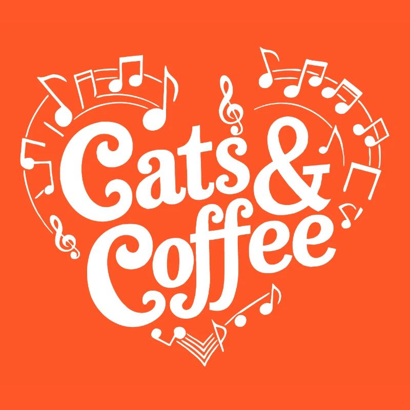 Ich liebe Katzen und Kaffee