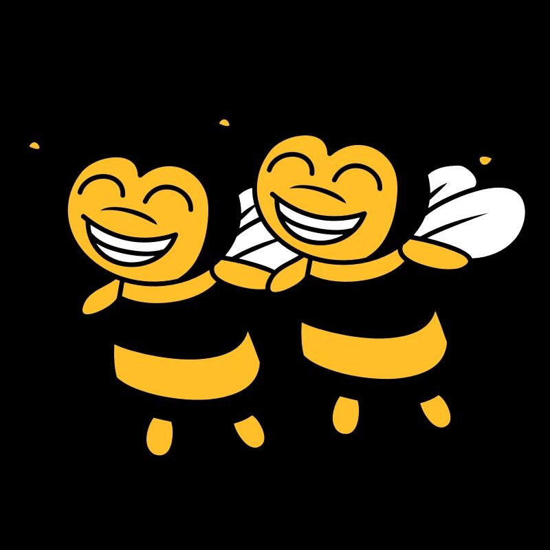 2 small bees's friends