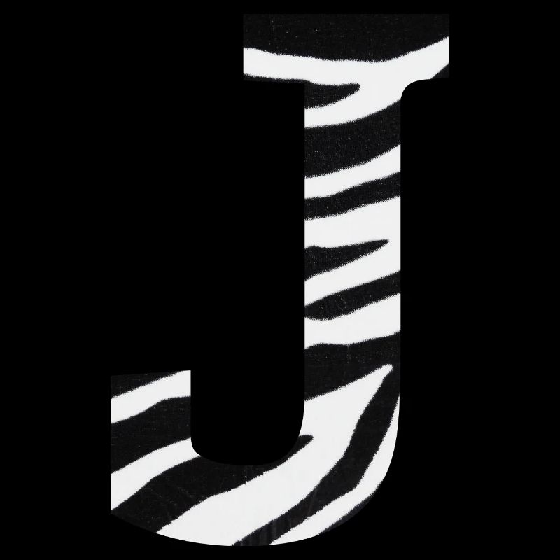 Buchstabe j zebra