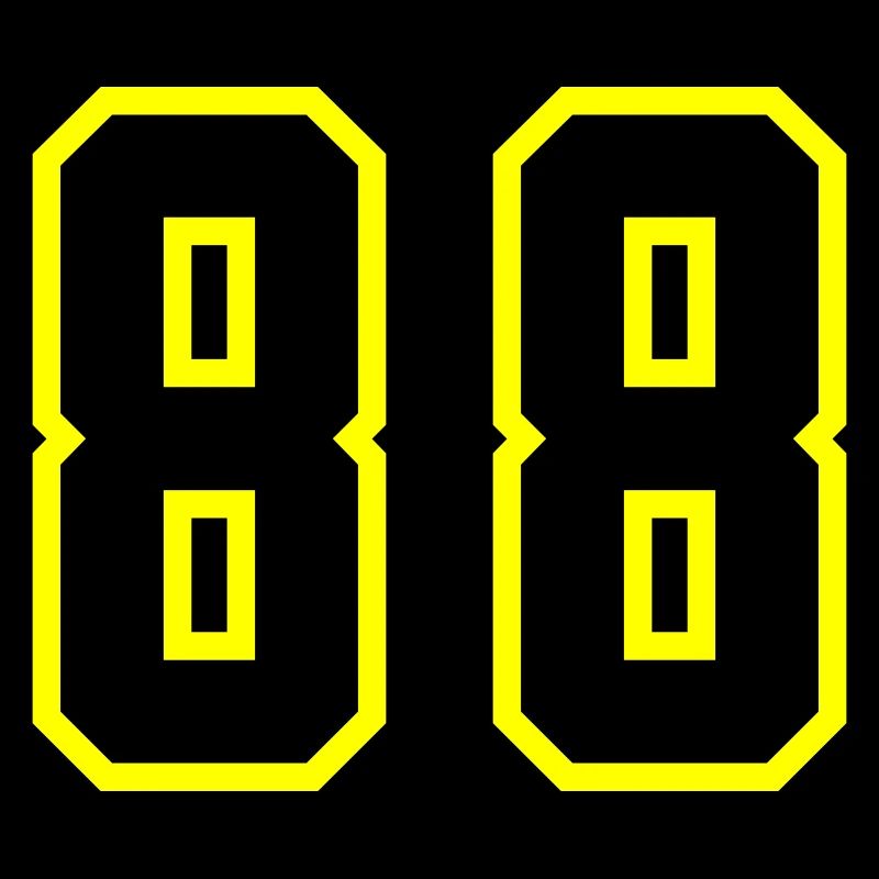 Maillot à numéros 88