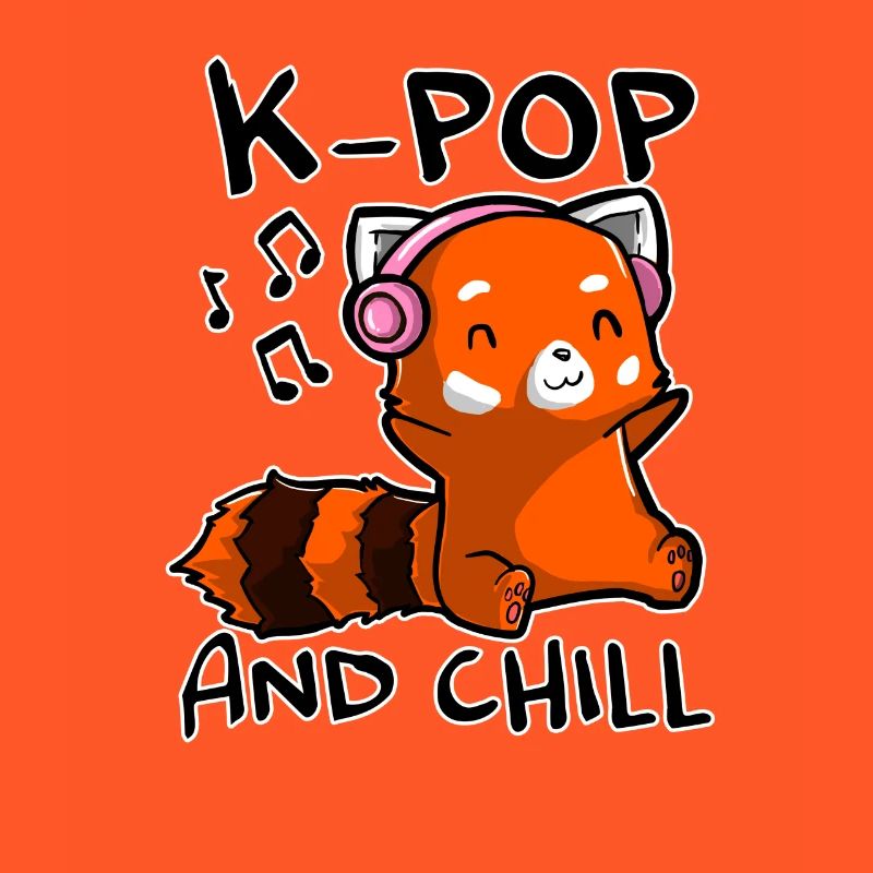 K Pop and chill - K-Pop Fan Design