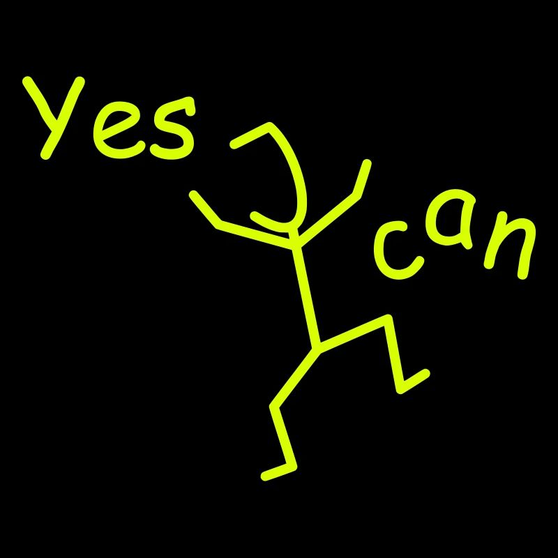 Strichmännchen Yes, I can