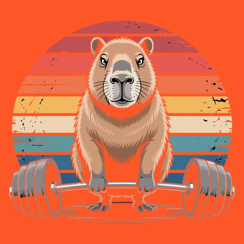 Capybara Weightlifting