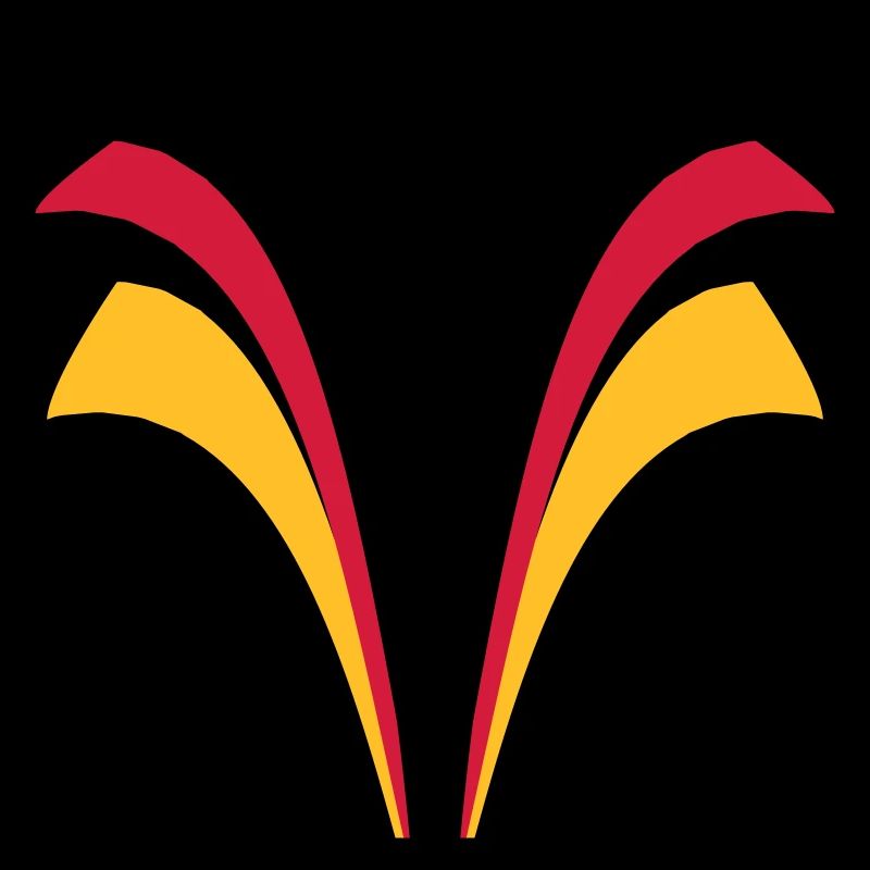 Bande des lignes du pavillon de l'Allemagne
