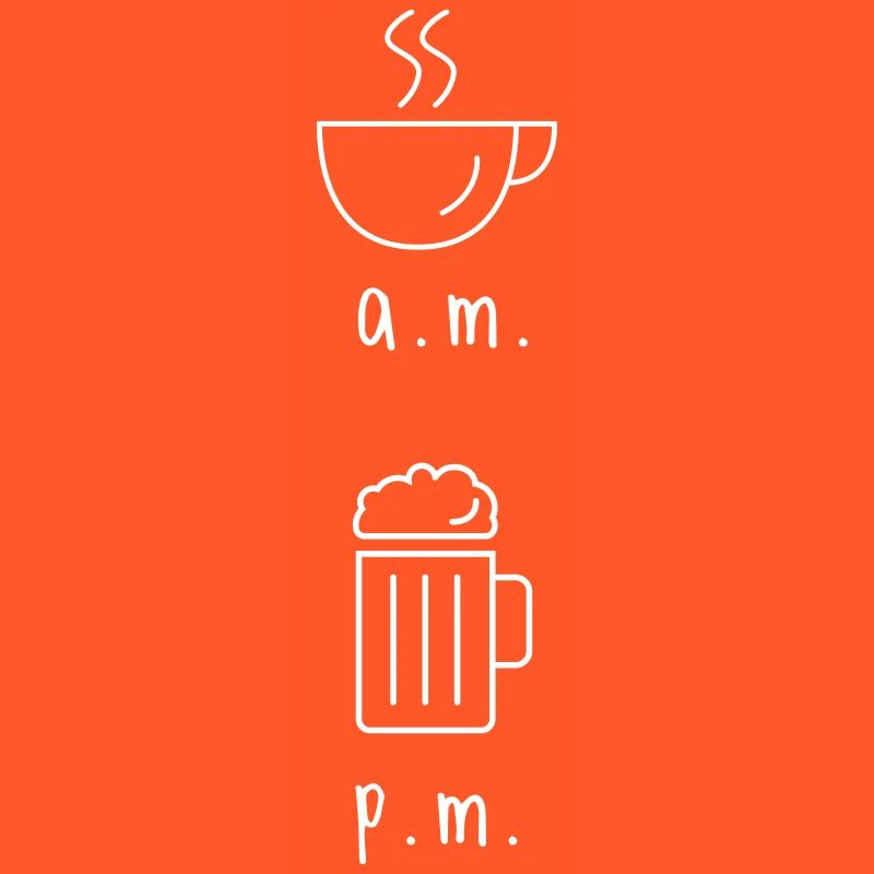 morgens kaffee abends bier