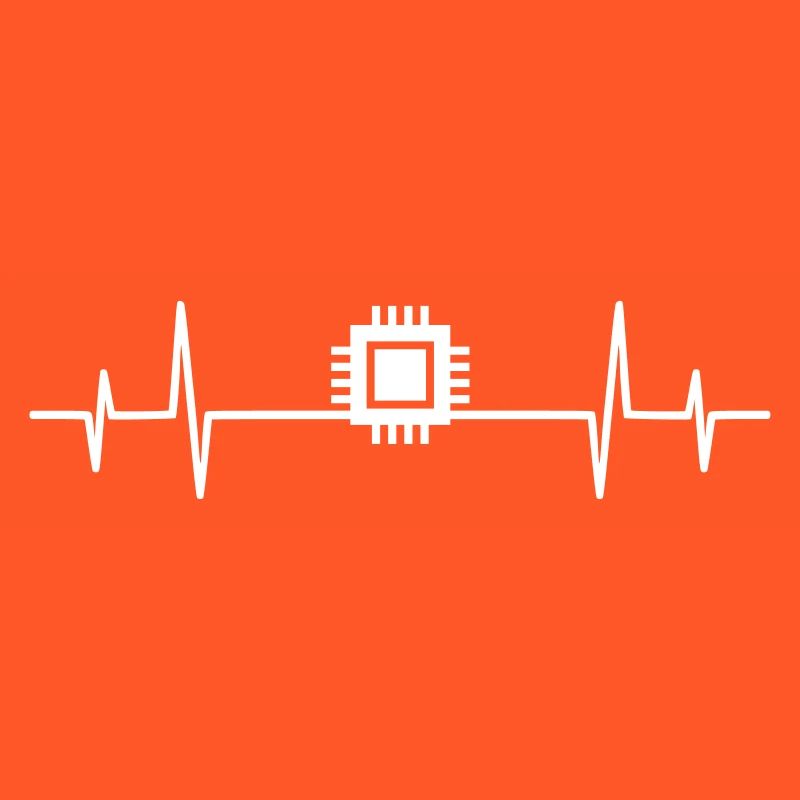 Processeur Heartbeat Puce CPU GPU Semi-conducteur PC