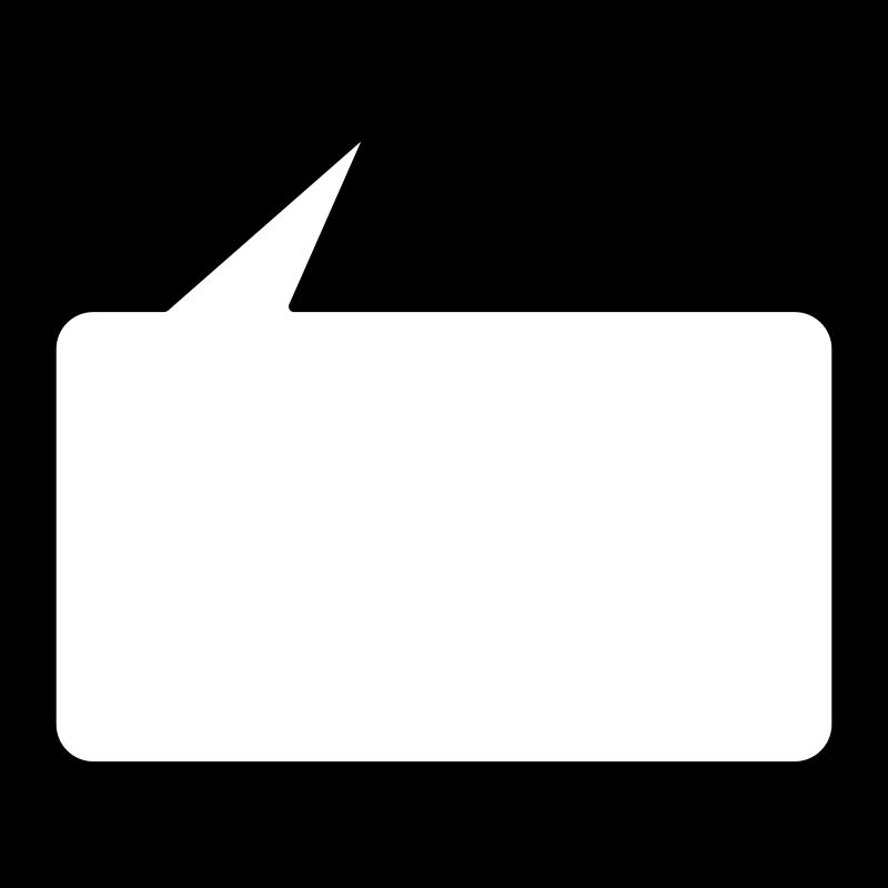 Sprechblase eckig klein 2c