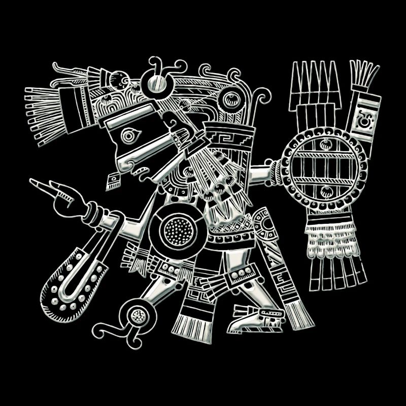 Maya God, Mexico, Warrior, DD