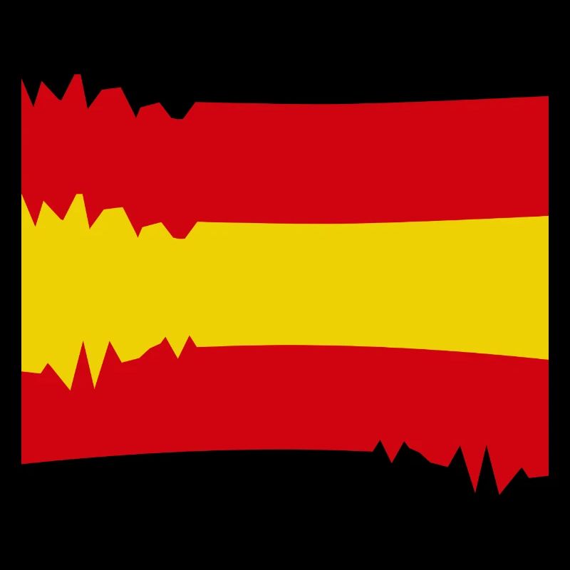 Drapeau espagnol : aspect flou