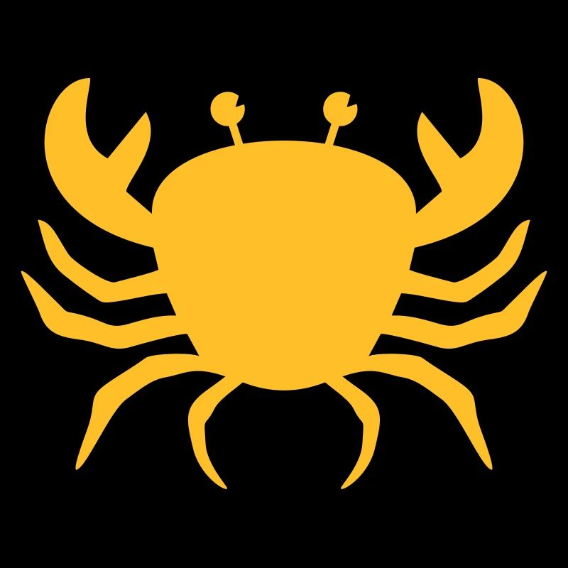 Krabbe Krebs Geschenk Sternzeichen Meeresbewohner