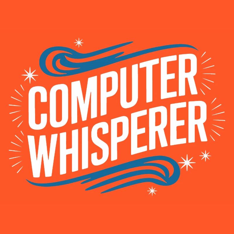 Technischer Support Computerfreak Nerd