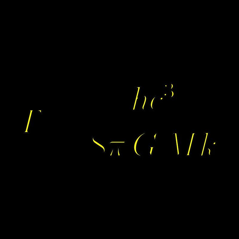 Temperaturformel eines Schwarzen Loches