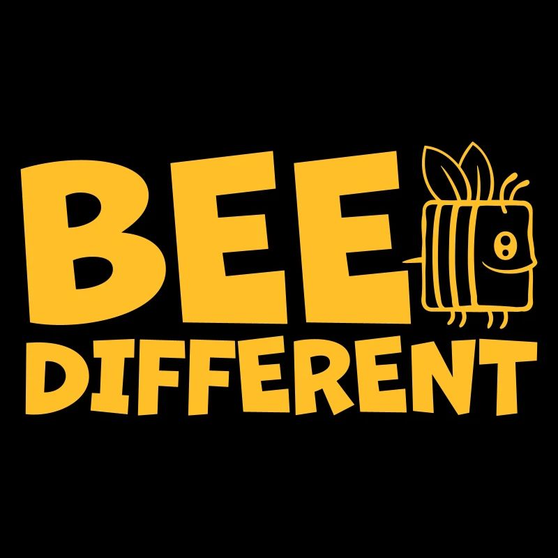 bee different Spruch Zitat