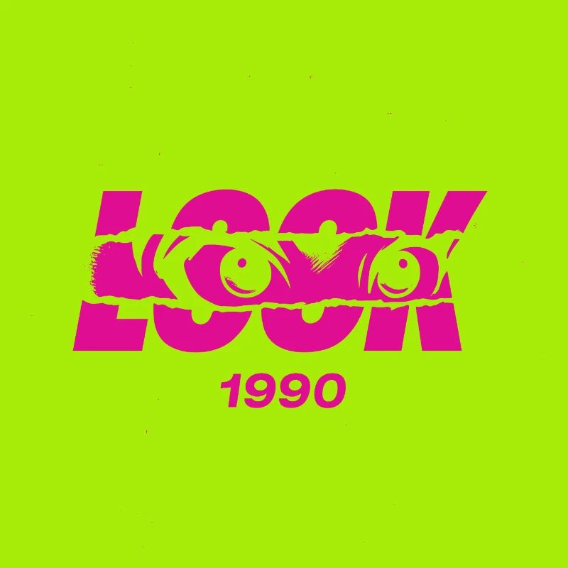 Look 1990's Neon Eyes