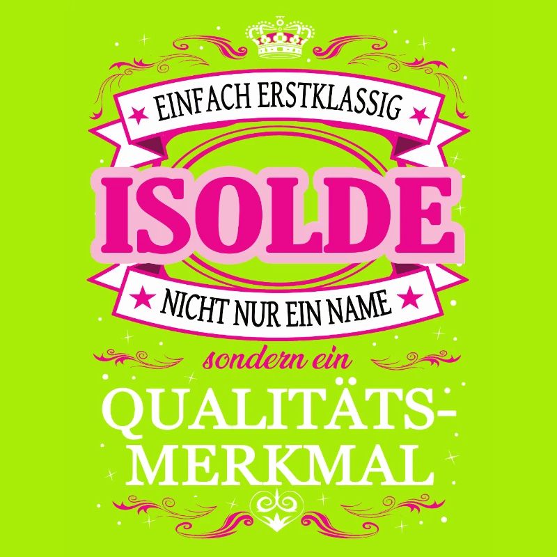 Caractéristique de qualité Isolde tout simplement de première classe