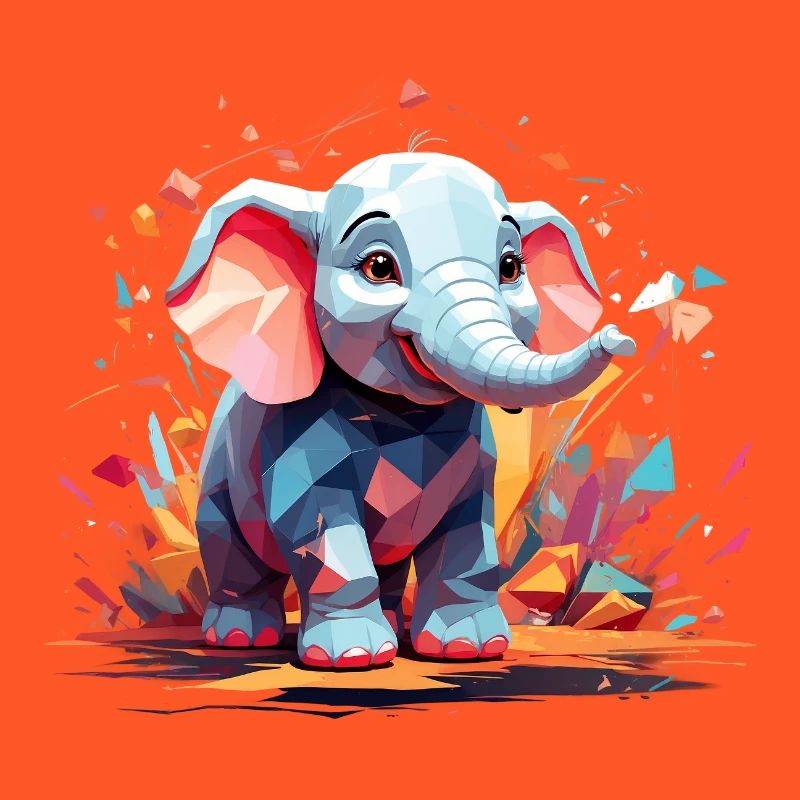 Elephant Color Explosion