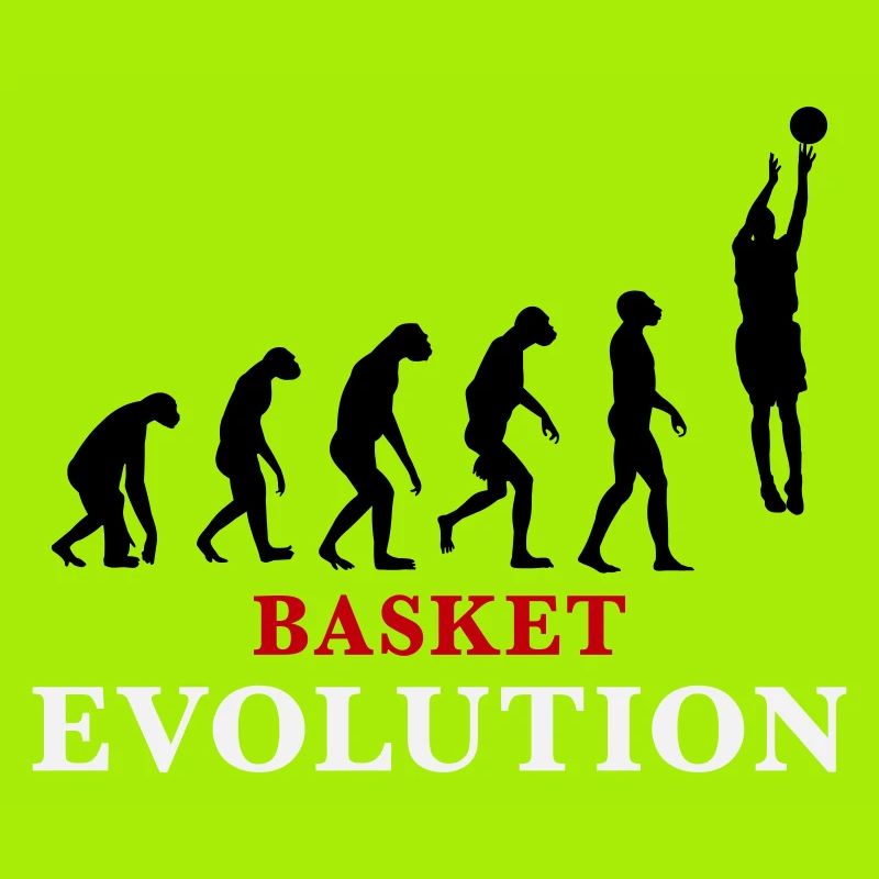 Basket Evolution Sports and humour 3c