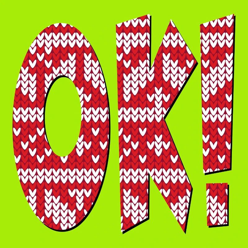 KNITTING PATTERNS OK - APPROVAL SAYINGS