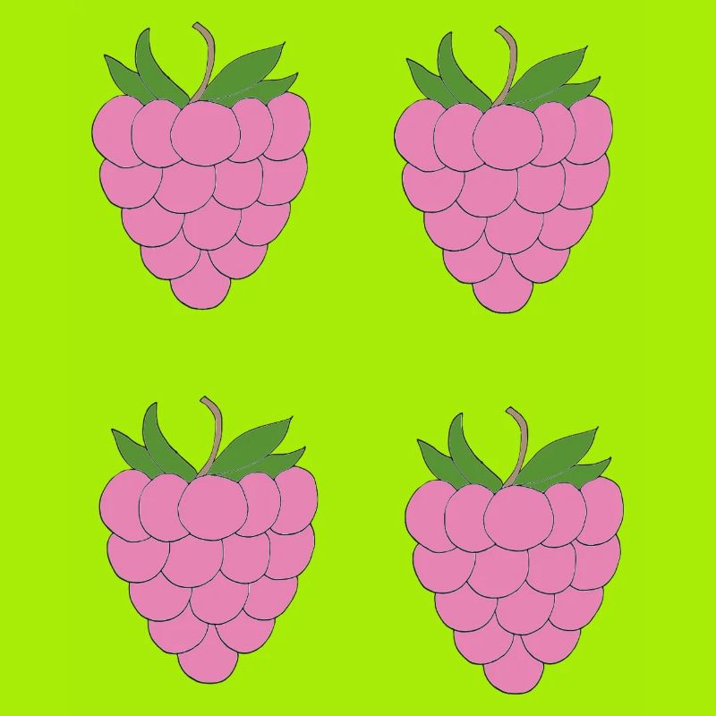 Raspberry Double Cluster Pattern