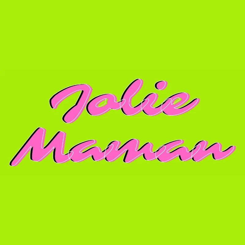 Hübsche neonrosa Mama