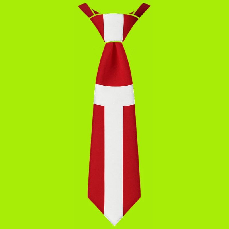 Cravate Danemark – Conception du drapeau