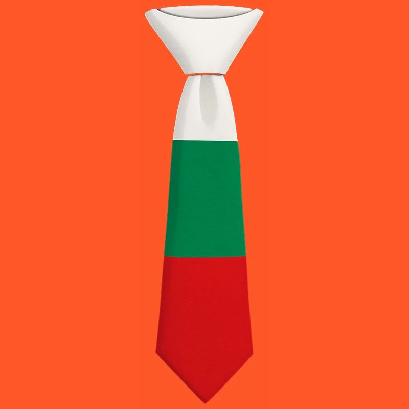 Cravate Bulgarie – Conception du drapeau