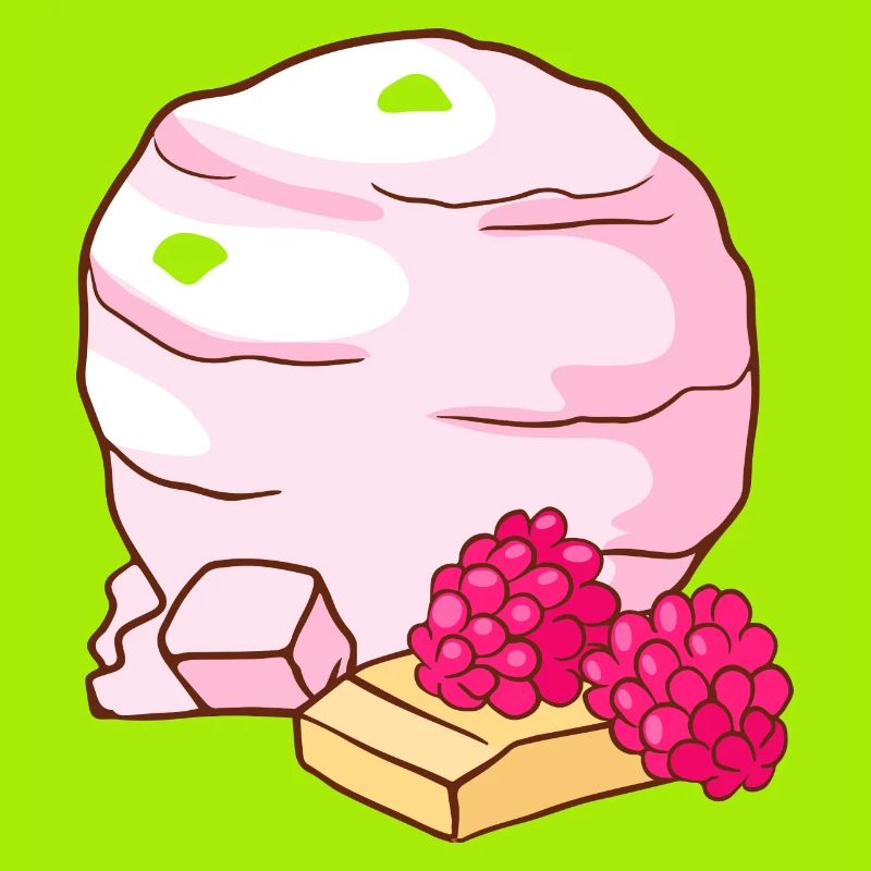 Himbeer Eis Speiseeis Eiskrem Eiscreme Kugeleis