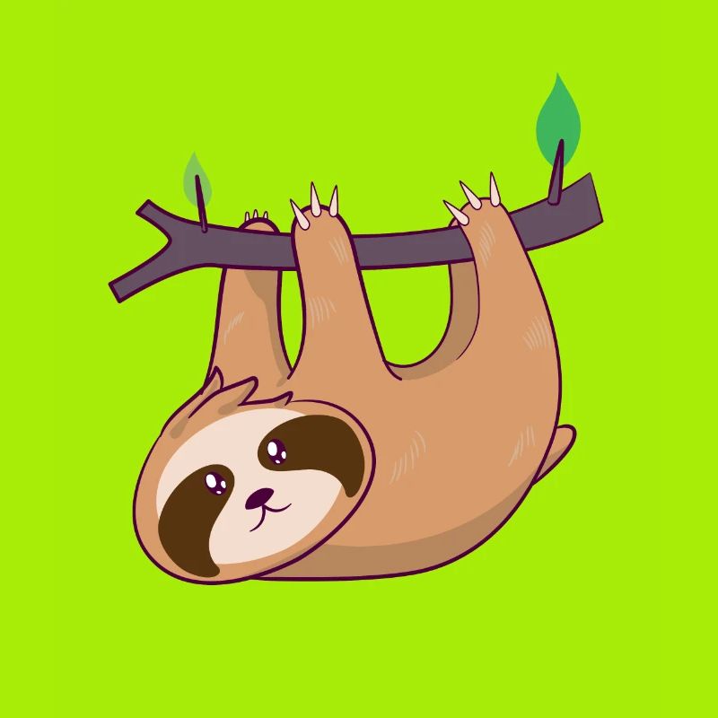 Sloth Sloth Sloth Chill Relax