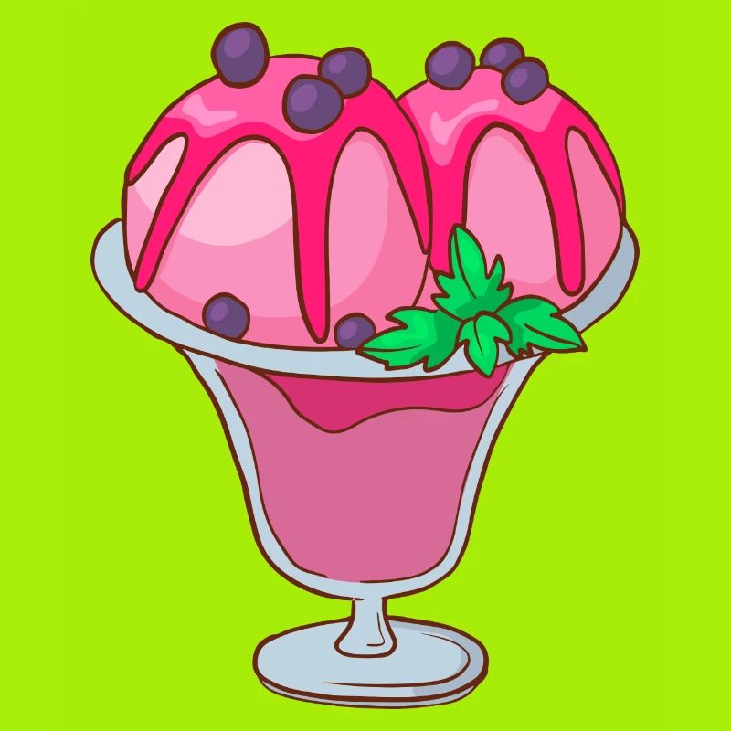 Eis Speiseeis Eiskrem Eiscreme Kugeleis Eisbecher