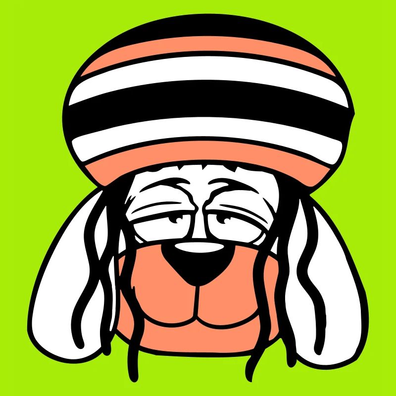 Dog Reggae Dreadlocks Hat Chill Relaxed Cool