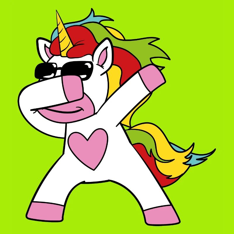 Dabbing unicorn