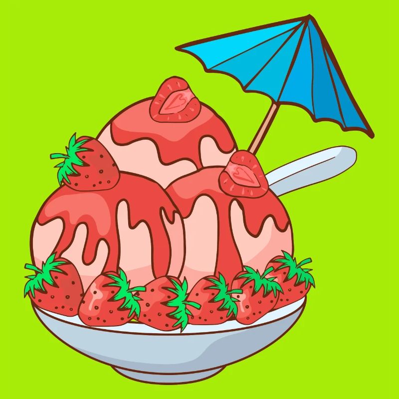 Eis Speiseeis Eiskrem Eiscreme Kugeleis Eisbecher