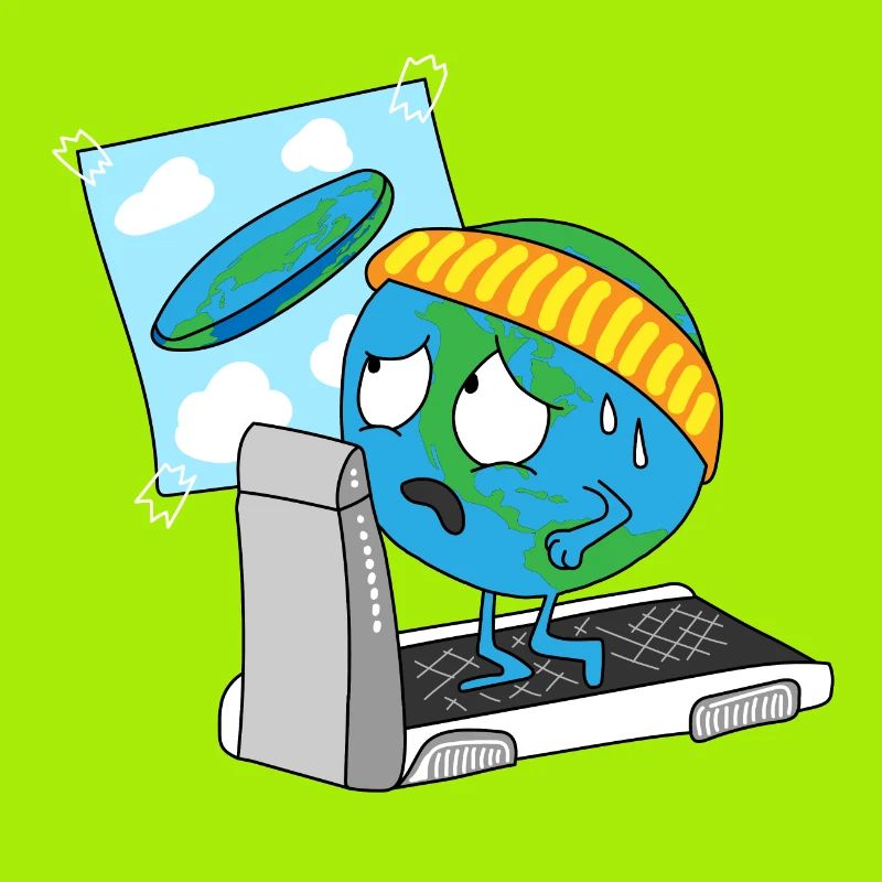 runde Erde Scheibe Erdscheibe Erdkugel Planet