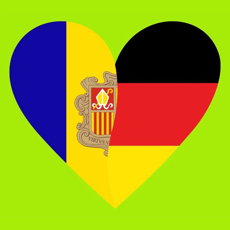 Andorra Germany Heart