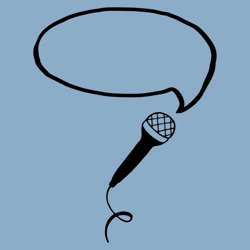 Microphone Bubble (Your Text)