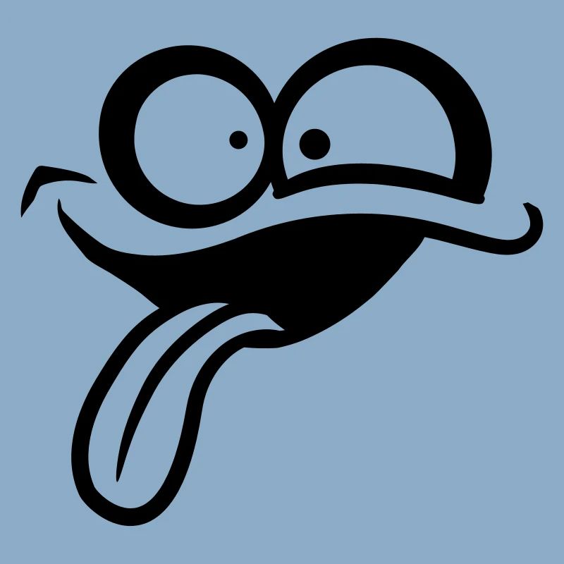 Comic face crazy