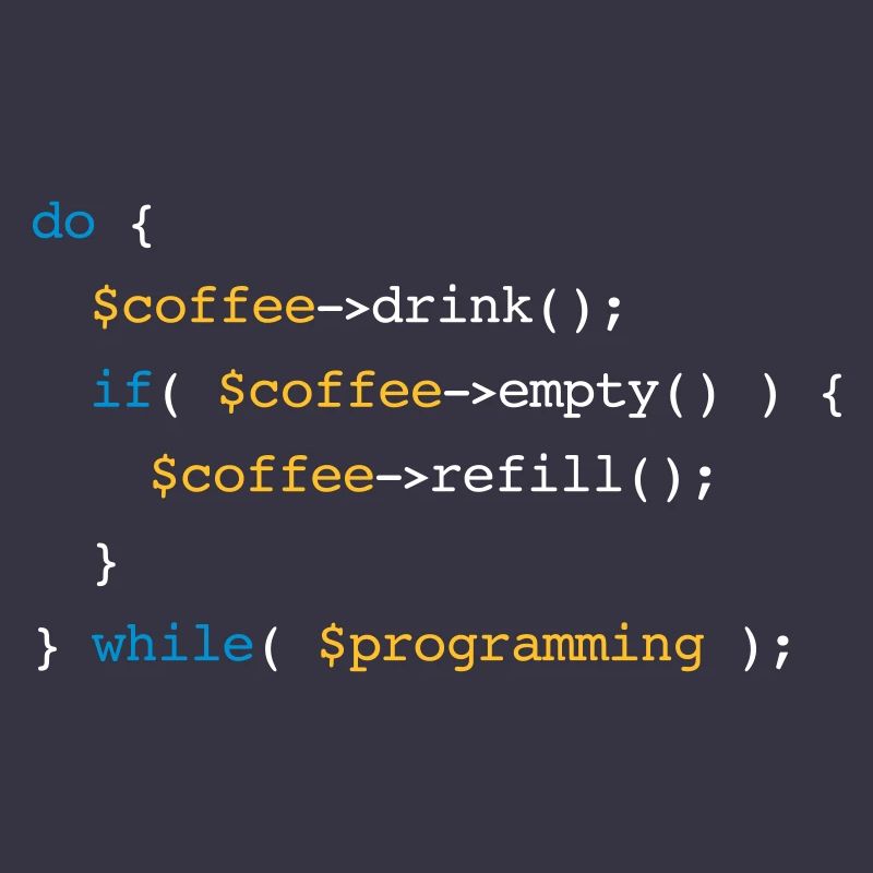 Code Coffee Refill Programming PHP