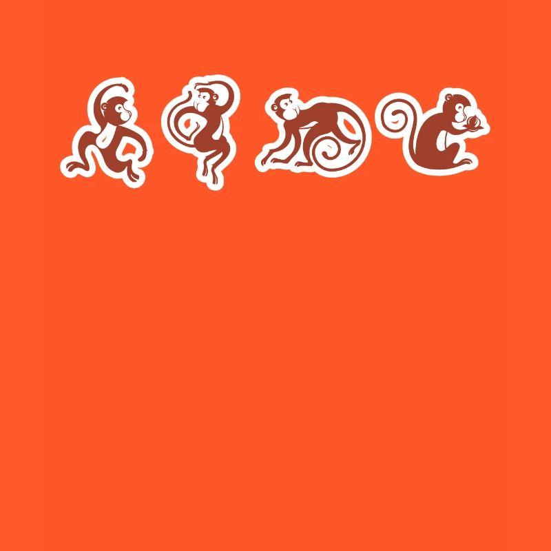 Monkey circus monkey funny design graphic